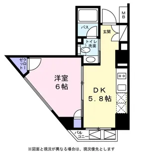 ベルファース麻布十番【0503号室】の間取り