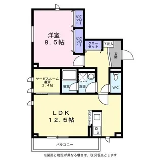 I・Plum新川崎【0303号室】の間取り