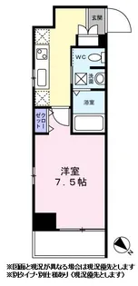 Logement Novoe (ロジュマンノーヴェ) 【0201号室】の間取り