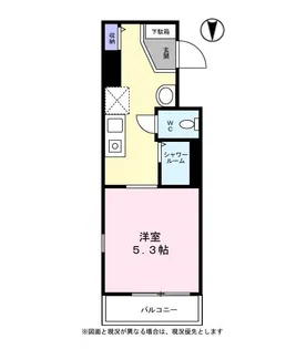メルツコーポ【0606号室】の間取り