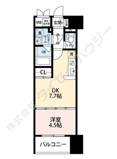 セントフィールド一番町【1002号室】の間取り