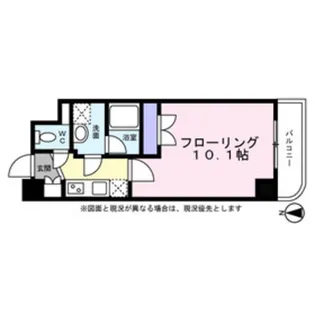 YOKOHAMA ART HILLS ZERO【0401号室】の間取り
