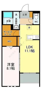 ヌシャテル・コート・プレミア【0105号室】の間取り
