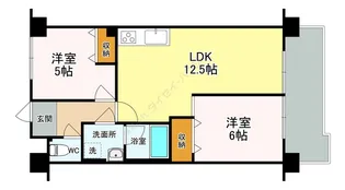 ハピネス飯田1号館【0203号室】の間取り