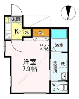 ルナプレナ【0202号室】の間取り