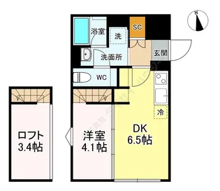 デュオメゾン武蔵小杉【0101号室】の間取り
