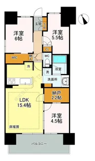 セントガーデン海老名Ⅰ街区【1413号室】の間取り
