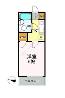 ビラ高品【0103号室】の間取り