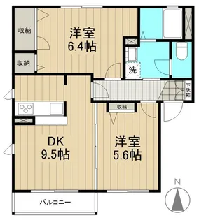 スクゥエアパークⅥ【0101号室】の間取り