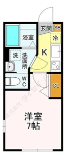 グロウランスブラン【0301号室】の間取り