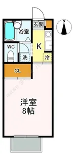 グレース萩野町 C棟【0203号室】の間取り