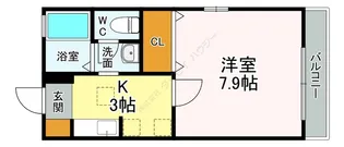 エスポワールA【0101号室】の間取り