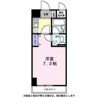 芝コーポ5号館【0907号室】の間取り