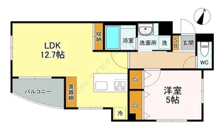 Art Hills TOKYO【0201号室】の間取り