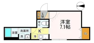 casa gemma【0202号室】の間取り