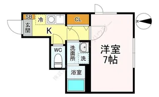 casa gemma【0203号室】の間取り