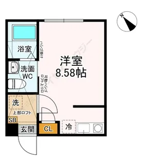 Ken’s LIEN 相模原【0102号室】の間取り