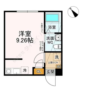 Ken’s LIEN 相模原【0201号室】の間取り