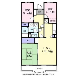 ラヴェニュー相模原【4階】の間取り