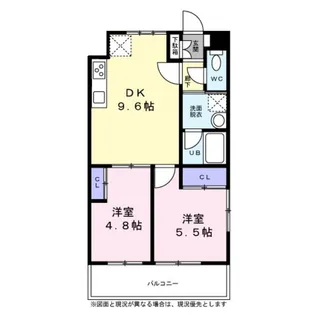 リリー中原【0203号室】の間取り