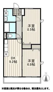 ジラソーレ【1階】の間取り