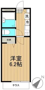 メゾン・ド・クレール【0103号室】の間取り