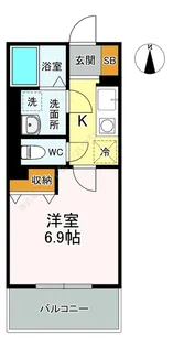 エクセランコート【0205号室】の間取り