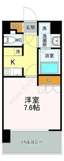 リエス東別院【0802号室】の間取り