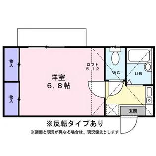 フォレスト中野A【0106号室】の間取り