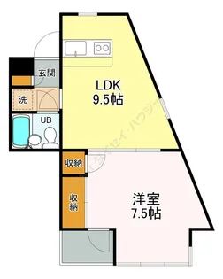 ホームズ駒沢【4H号室】の間取り