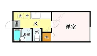 ハイムエヌティー【0108号室】の間取り