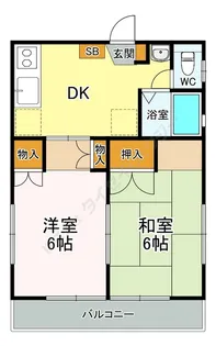 パルデンス西荻窪【0203号室】の間取り