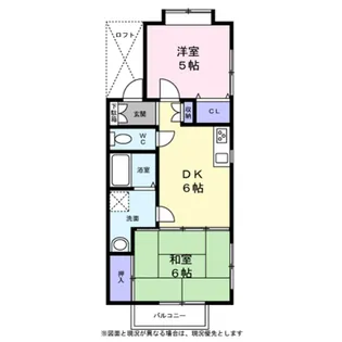 レジデンスユーカリ【0201号室】の間取り