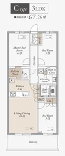 KDXレジデンス武蔵境Ⅱ【1階】の間取り