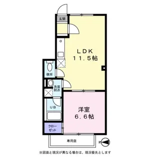 The Owl House【0104号室】の間取り