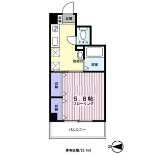 Wisteria湘南【0803号室】の間取り