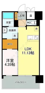 セントフィールド榴ヶ岡アネックス【0802号室】の間取り