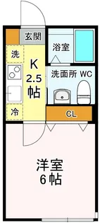 ブリーズ東船橋【1階】の間取り