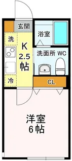 ブリーズ東船橋【1階】の間取り