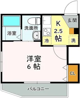 カーサモア船橋【0203号室】の間取り
