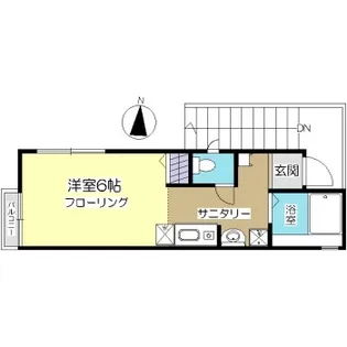 ミキハウス【0201号室】の間取り