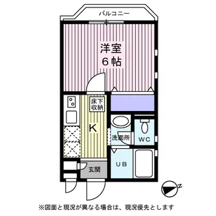 ザ・リッツ・リヨン豪徳寺【0201号室】の間取り