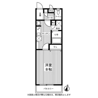 ラヴィール・和田【0202号室】の間取り