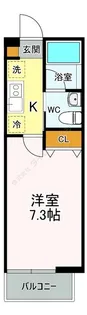 Tinkle【0304号室】の間取り