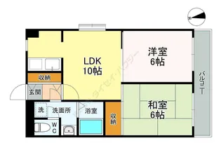 テルージュ菊名Ⅱ【0201号室】の間取り