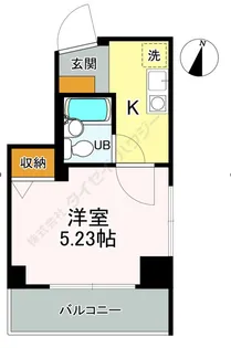 目黒シティ・カラバナ【004C号室】の間取り