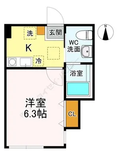 Hakusui星川【0101号室】の間取り