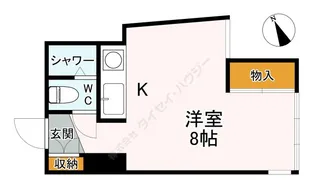 Aプレイス【0105号室】の間取り