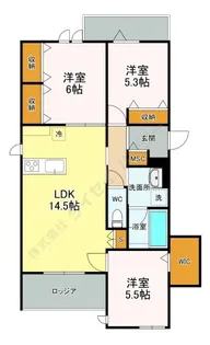 (仮称)浦和区東仲町メゾン【2階】の間取り