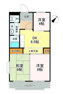 グレートサクシー【0301号室】の間取り